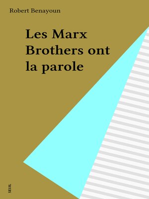 cover image of Les Marx Brothers ont la parole